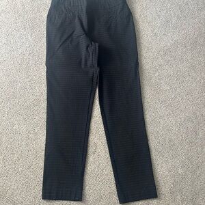 Jules & Leopold Black Patterned Straight Leg Pants